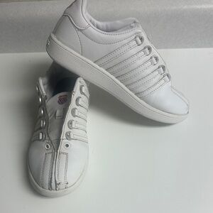 K-Swiss Kids White Classic Sneakers